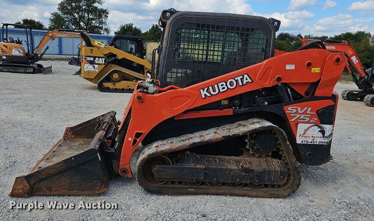 image for item NX9242 2021 Kubota  SVL 75-2 tracked skid steer loader