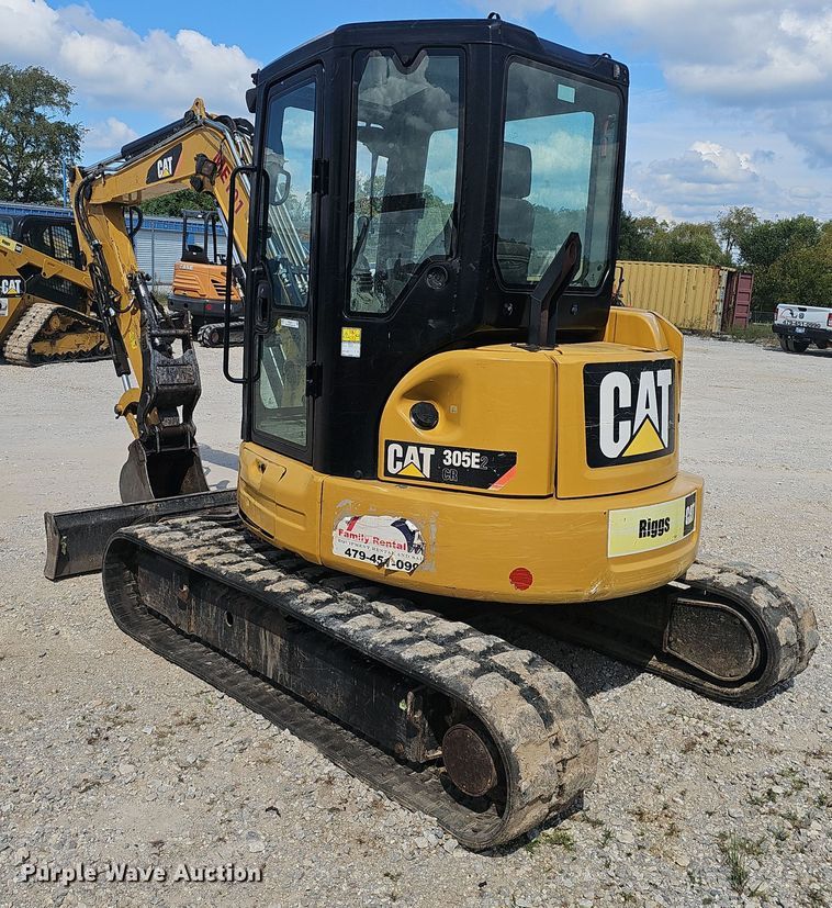 image for item NX9243 2016 Caterpillar  305E2 mini excavator