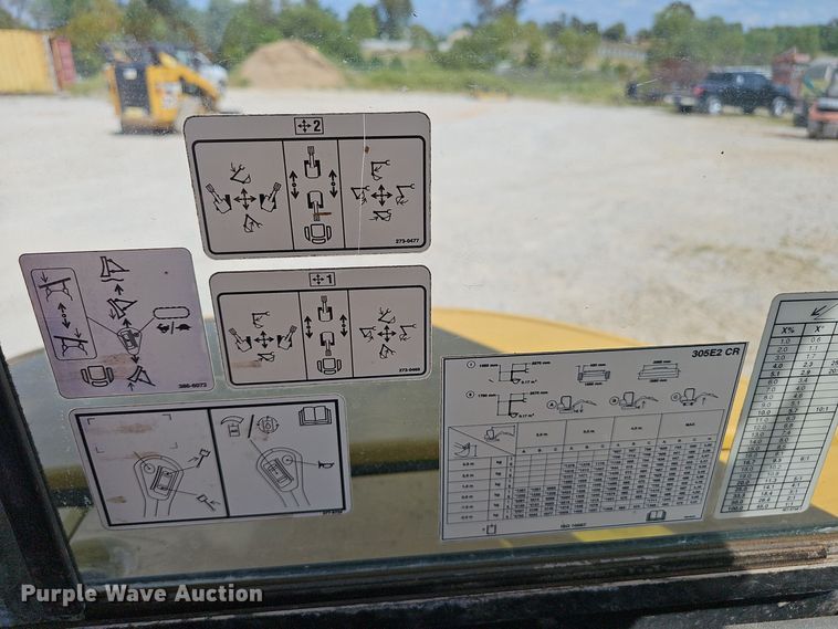 image for item NX9243 2016 Caterpillar  305E2 mini excavator