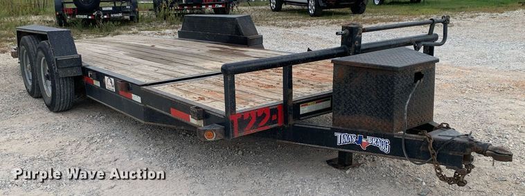 image for item NX9246 2020 Texas Bragg ED22TEH14 tilt deck utility trailer