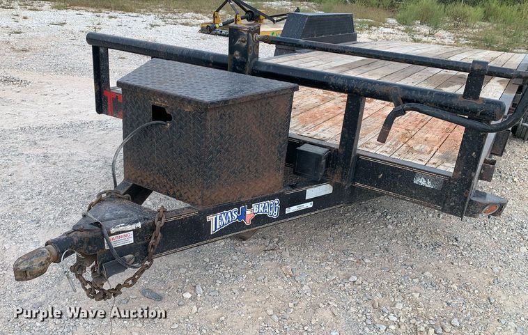 image for item NX9246 2020 Texas Bragg ED22TEH14 tilt deck utility trailer