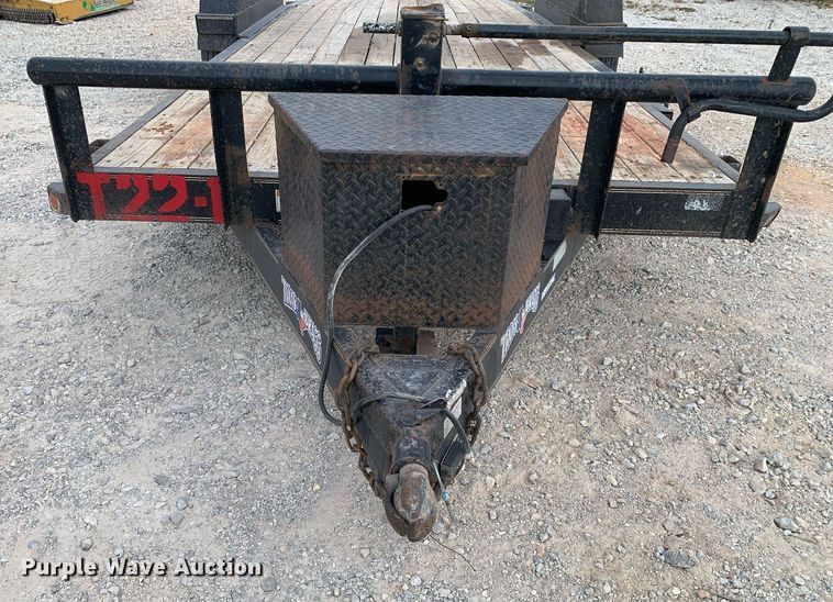 image for item NX9246 2020 Texas Bragg ED22TEH14 tilt deck utility trailer