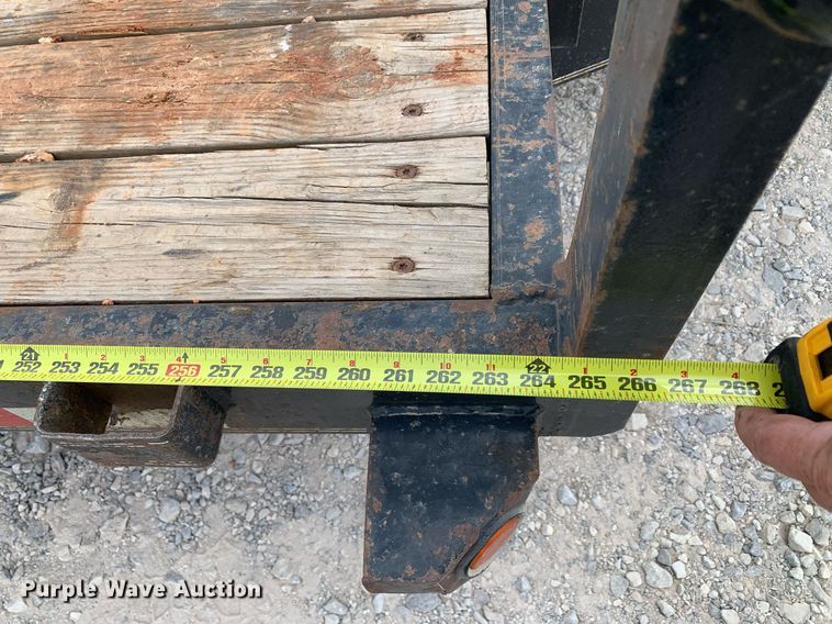 image for item NX9246 2020 Texas Bragg ED22TEH14 tilt deck utility trailer