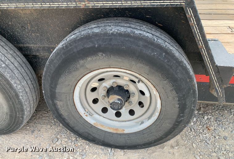 image for item NX9246 2020 Texas Bragg ED22TEH14 tilt deck utility trailer