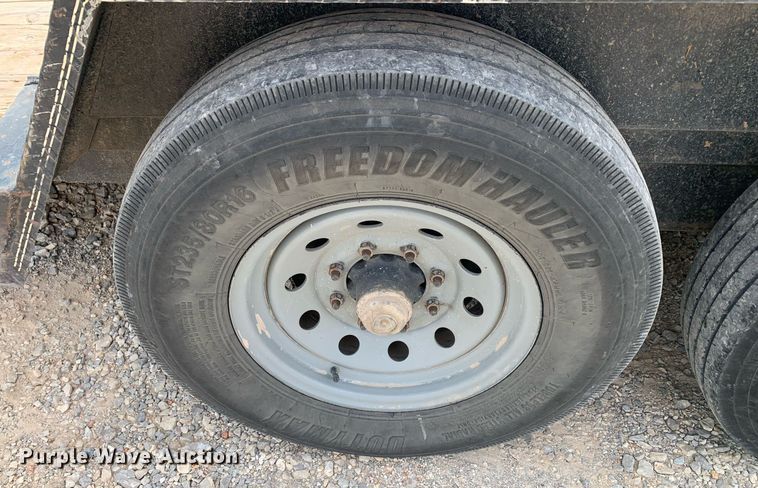 image for item NX9246 2020 Texas Bragg ED22TEH14 tilt deck utility trailer