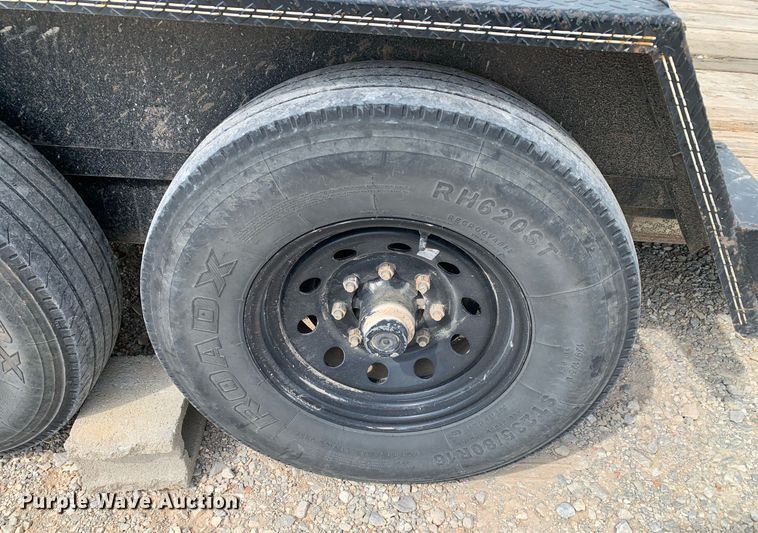 image for item NX9246 2020 Texas Bragg ED22TEH14 tilt deck utility trailer