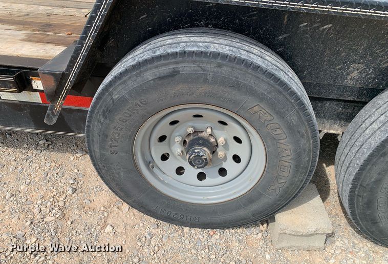 image for item NX9246 2020 Texas Bragg ED22TEH14 tilt deck utility trailer