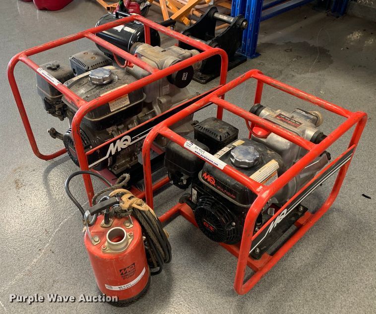 image for item NX9249 Multiquip (3) pumps