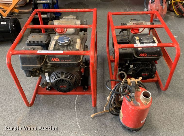 image for item NX9249 Multiquip (3) pumps