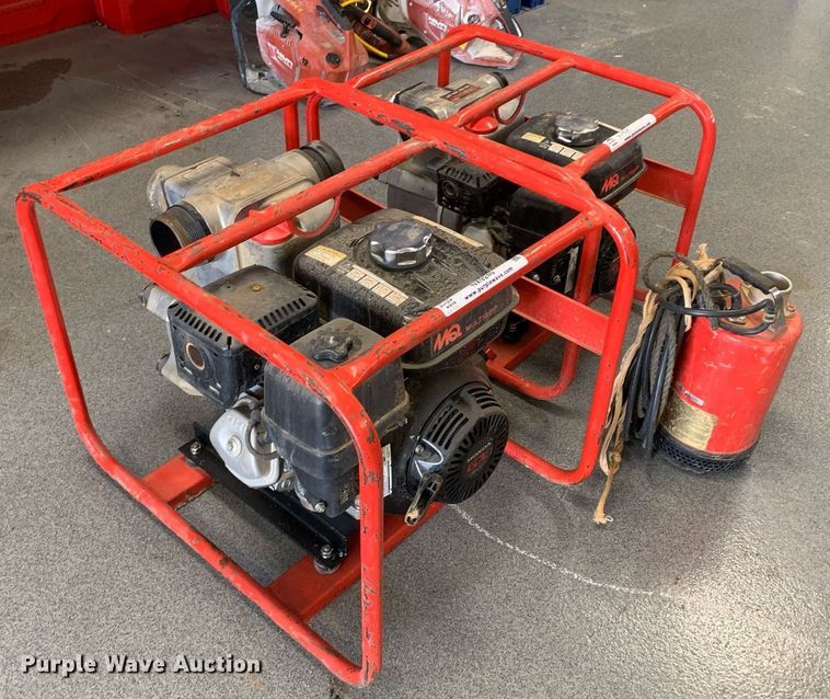 image for item NX9249 Multiquip (3) pumps