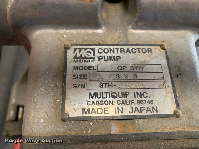 image for item NX9249 Multiquip (3) pumps
