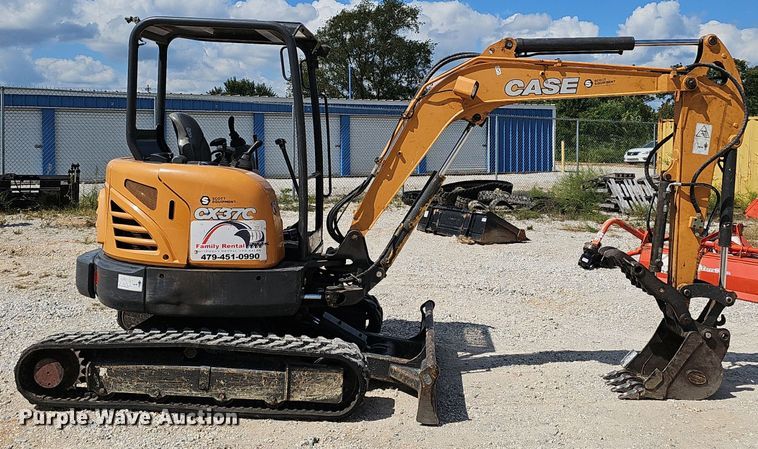 image for item NX9288 2017 Case  CX37C mini excavator