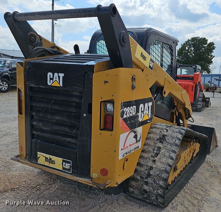 image for item NX9290 2017 Caterpillar  289D tracked skid steer loader
