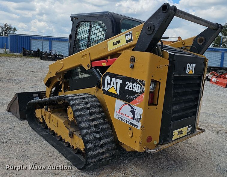 image for item NX9290 2017 Caterpillar  289D tracked skid steer loader