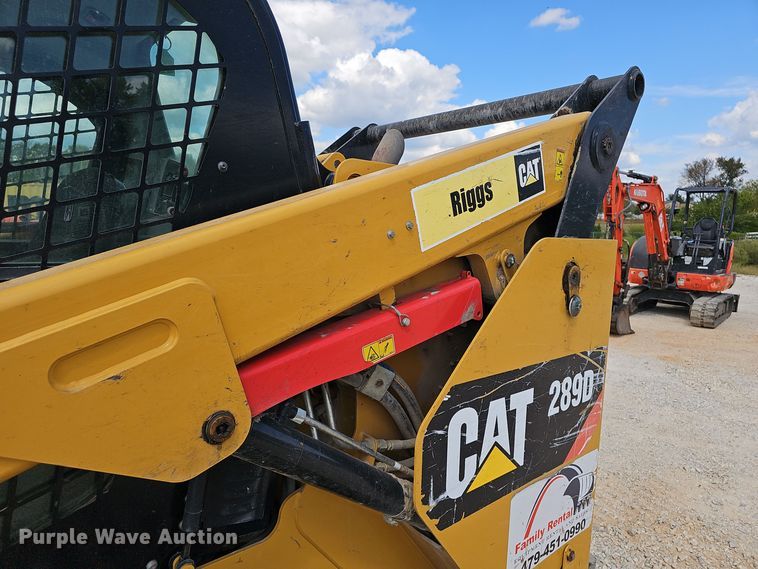 image for item NX9290 2017 Caterpillar  289D tracked skid steer loader
