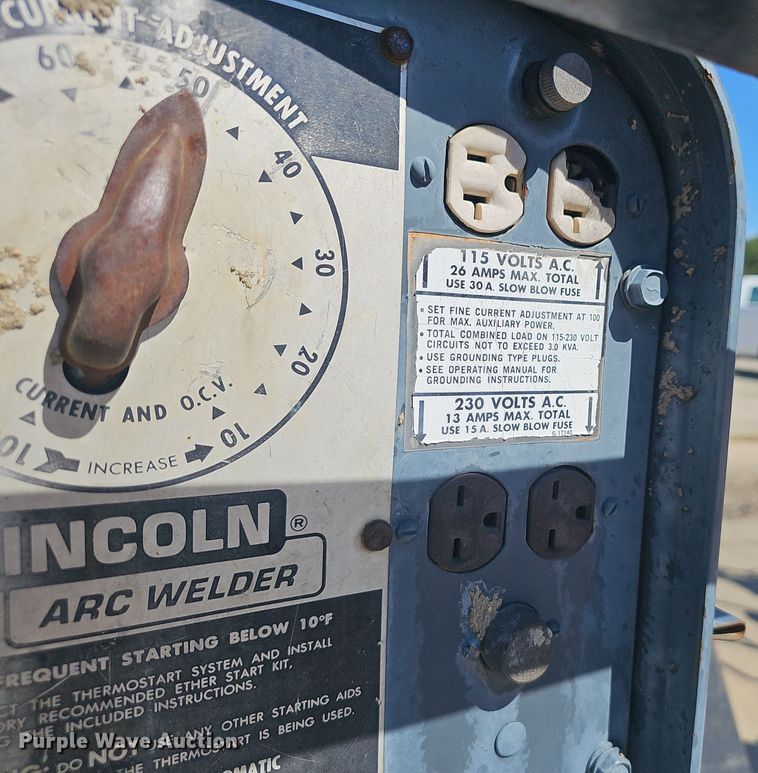 image for item NX9367 Lincoln  SA-250 D3.152 welder/generator