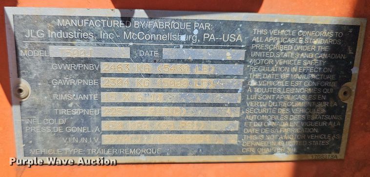 image for item NX9368 2014 JLG T500J boom lift