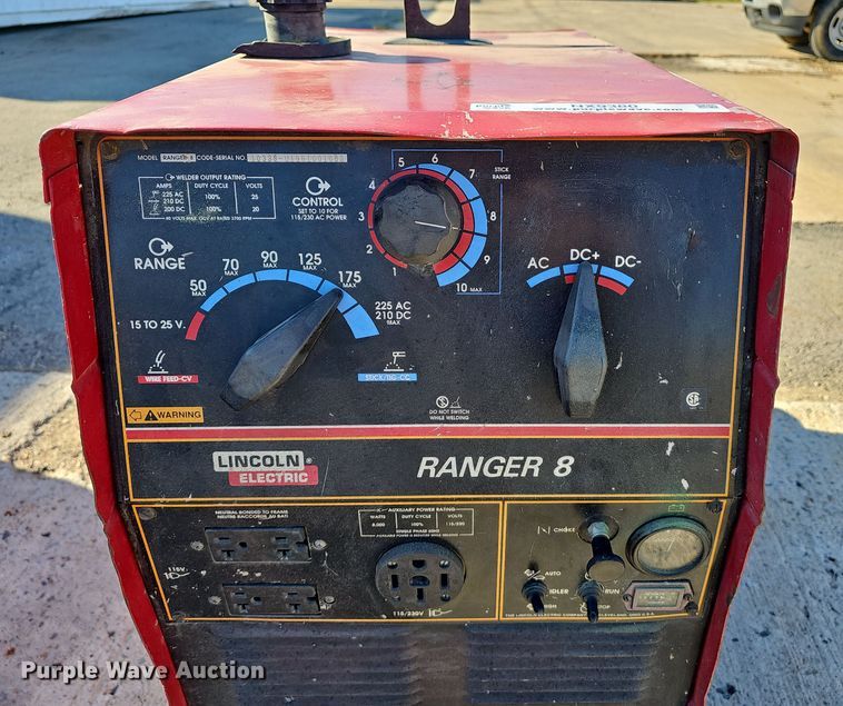 image for item NX9380 Lincoln  Ranger 8 welder/generator
