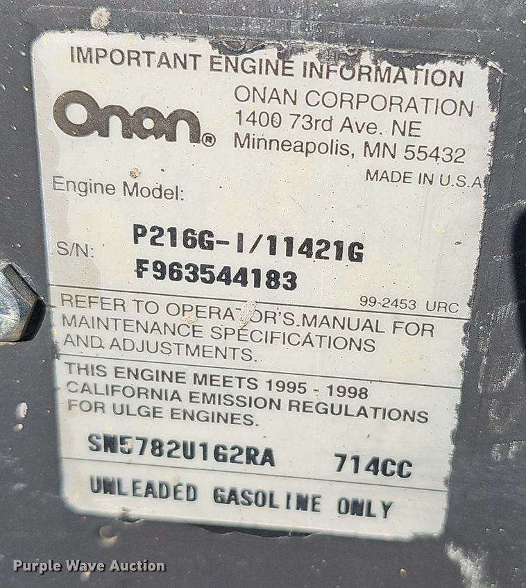 image for item NX9380 Lincoln  Ranger 8 welder/generator