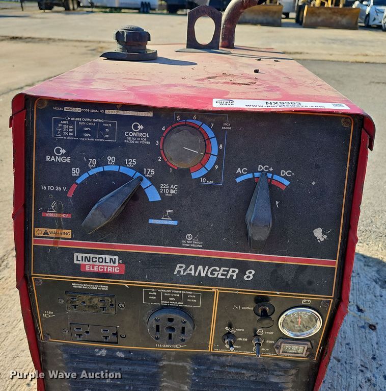 image for item NX9383 Lincoln  Ranger 8 welder/generator