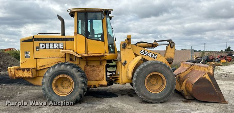 image for item OG9691 1998 John Deere  624H wheel loader