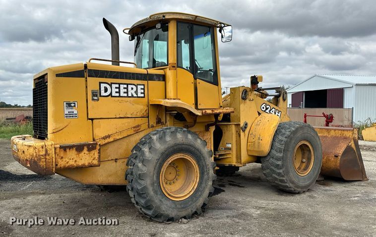 image for item OG9691 1998 John Deere  624H wheel loader