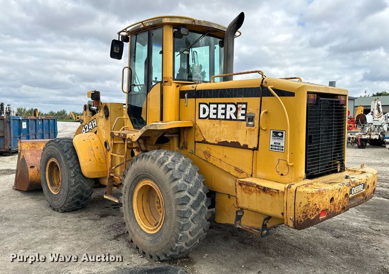 image for item OG9691 1998 John Deere  624H wheel loader