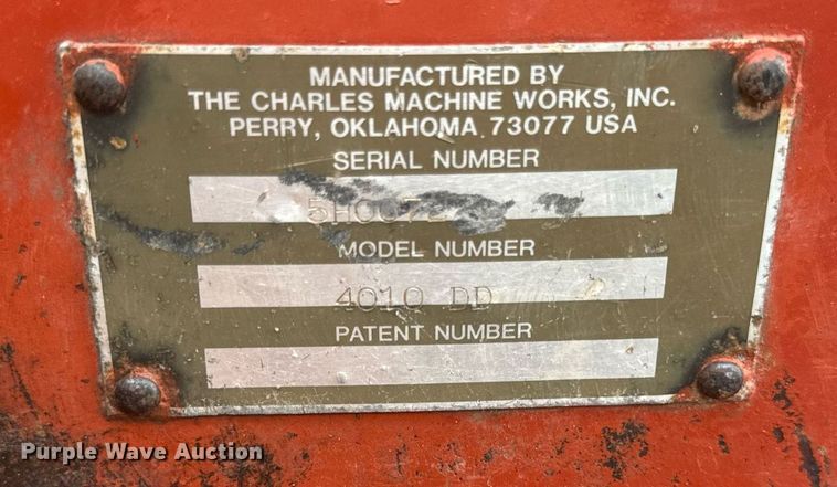 image for item OG9692 1991 Ditch Witch  4010DD trencher