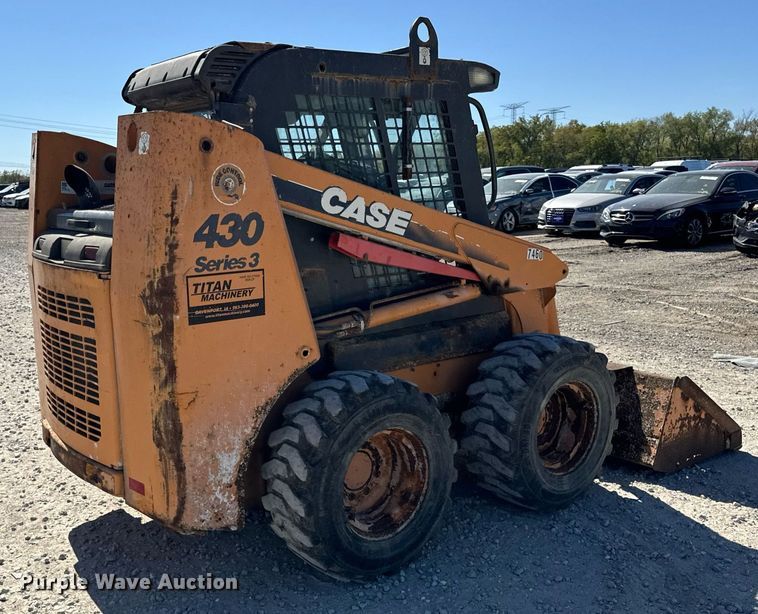 image for item YA0003 2008 Case 430 Series III skid steer loader