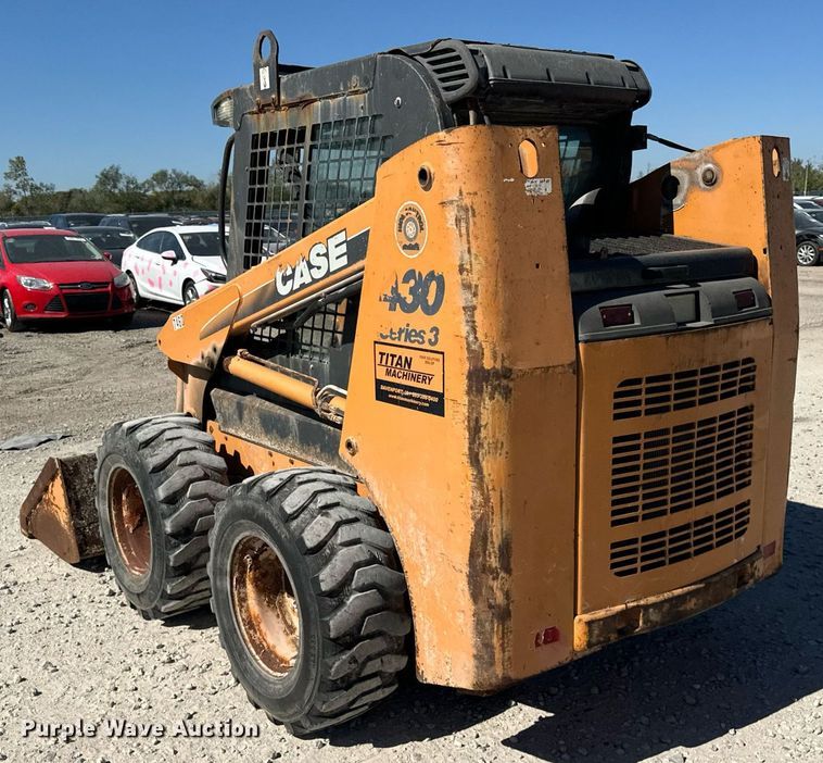 image for item YA0003 2008 Case 430 Series III skid steer loader