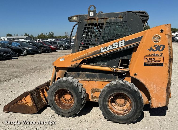 image for item YA0003 2008 Case 430 Series III skid steer loader
