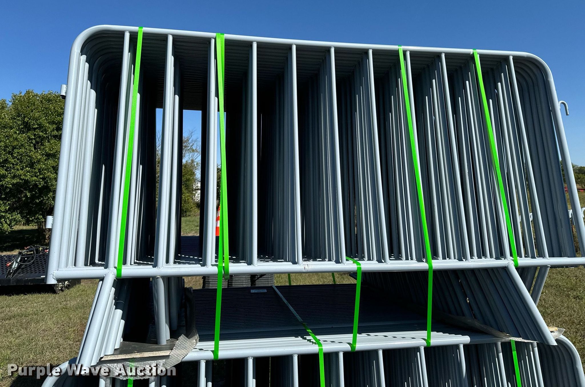 (80) security fence panels in Yates Center, KS Item DX1399 for sale