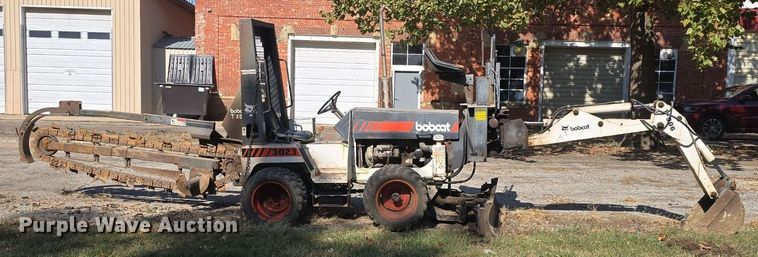 image for item DO7711 1989 Bobcat 3023 trencher