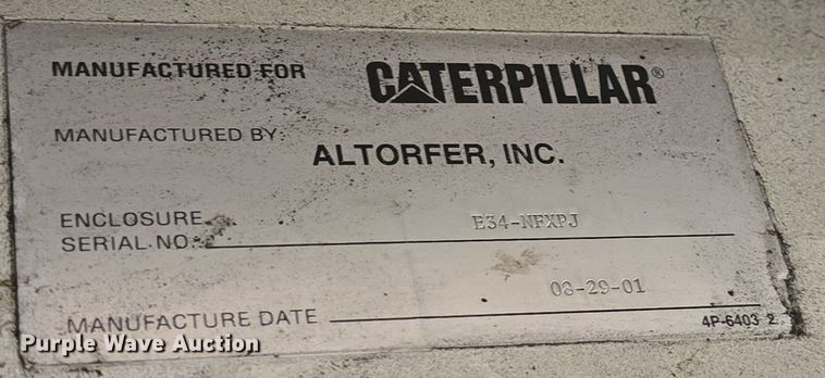 image for item DQ5159 2001 Caterpillar  SR4 generator