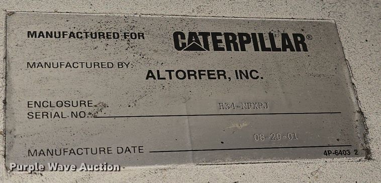 image for item DQ5159 2001 Caterpillar  SR4 generator