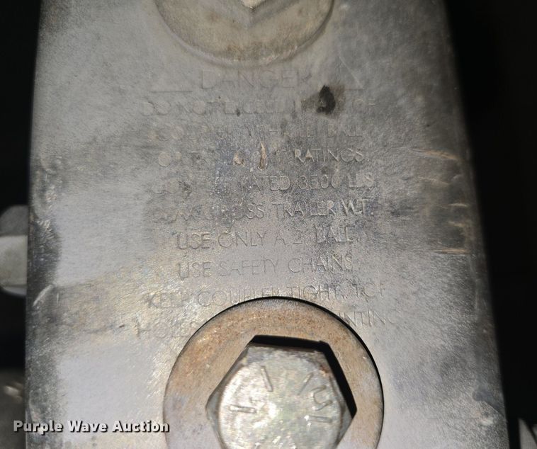 image for item DQ5160 2006 shop built utility trailer