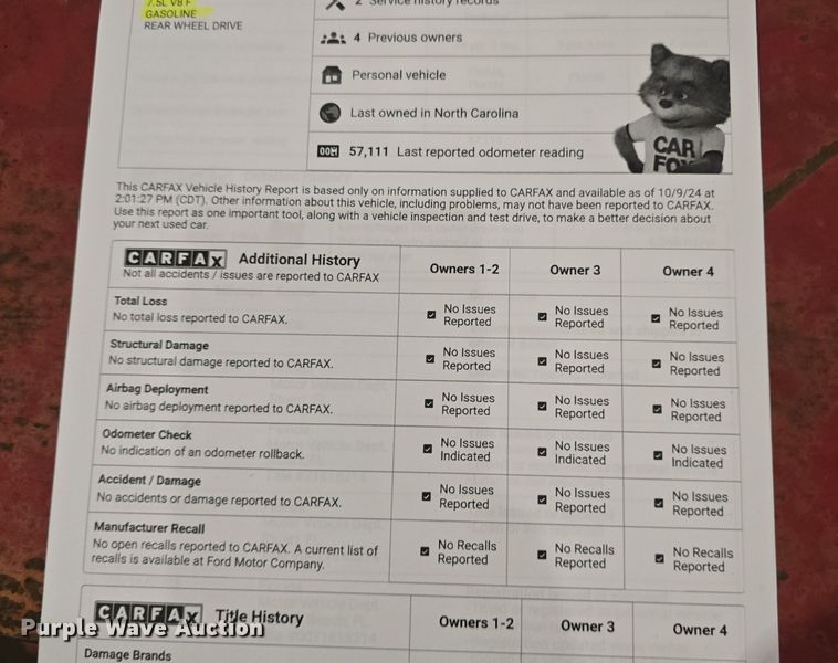 image for item DQ5164 1995 Ford  Econoline E350 Montana Tioga RV