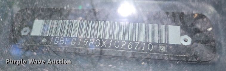 image for item DQ5188 1999 Chevy  Express G1500 van