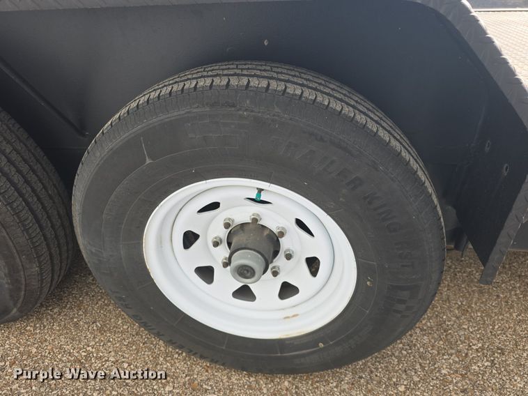 image for item DQ5212 2018 Shop built utility trailer