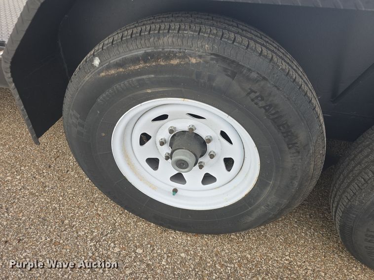 image for item DQ5212 2018 Shop built utility trailer