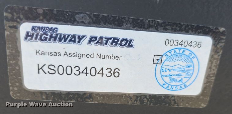 image for item DQ5212 2018 Shop built utility trailer