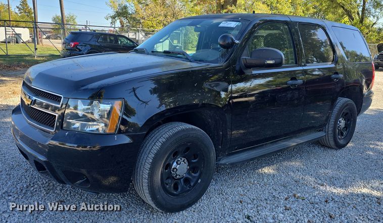 image for item DQ5216 2013 Chevrolet Tahoe Police SUV