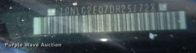 image for item DQ5216 2013 Chevrolet Tahoe Police SUV