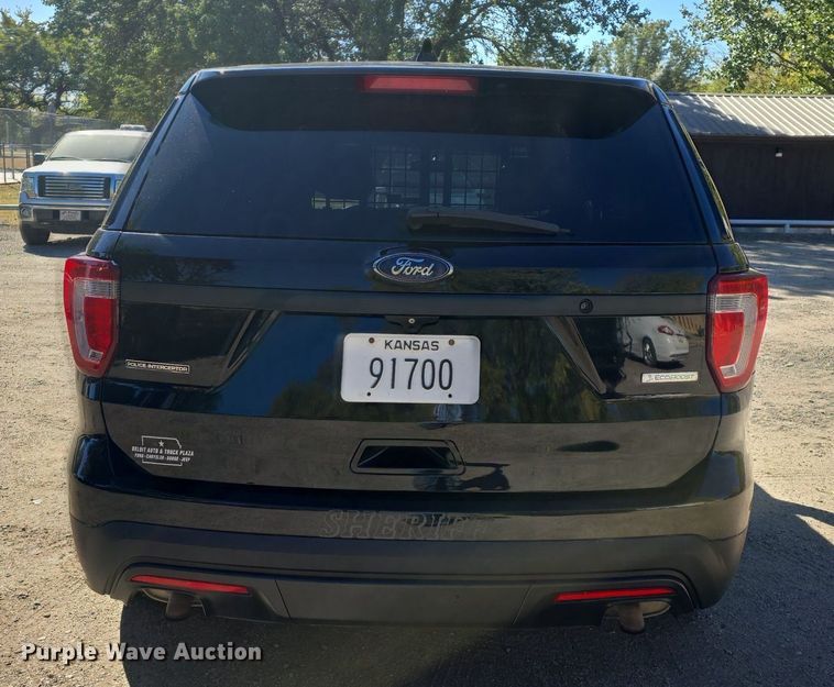 image for item DQ5219 2016 Ford Explorer Police Interceptor SUV