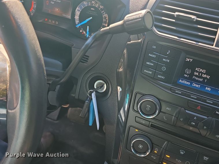 image for item DQ5219 2016 Ford Explorer Police Interceptor SUV