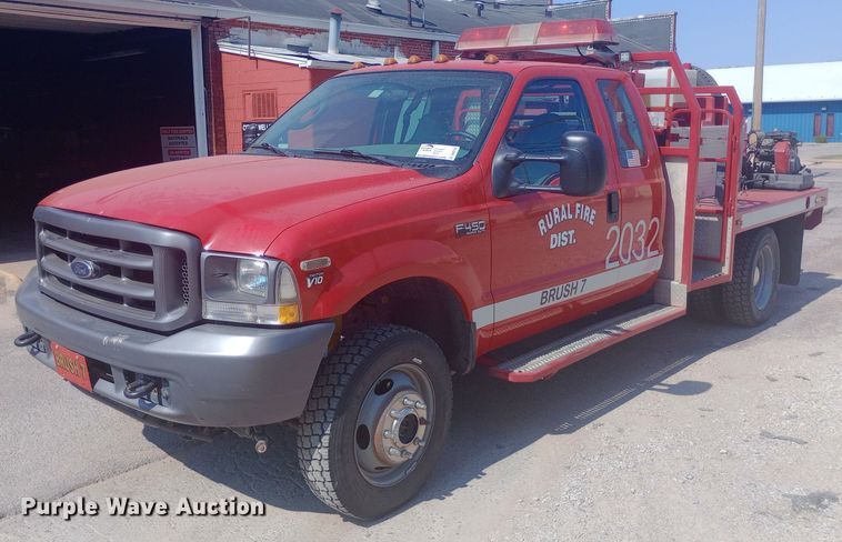 image for item DW0781 2004 Ford  F450 brush fire truck