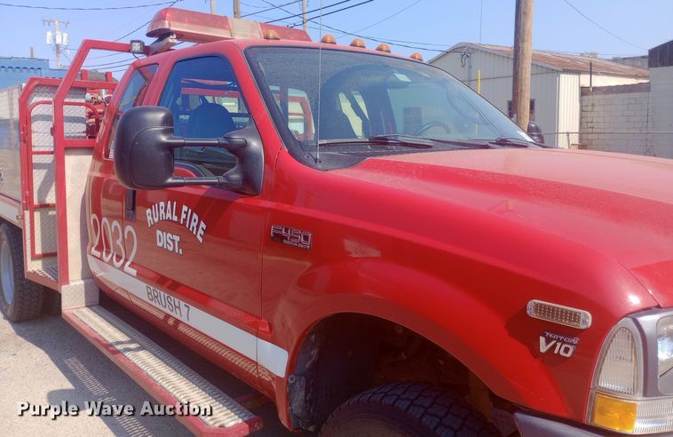 image for item DW0781 2004 Ford  F450 brush fire truck
