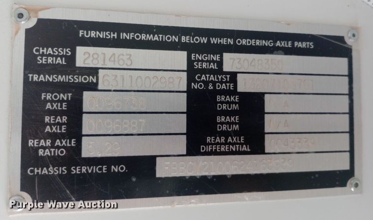 image for item DW0786 2011 Bluebird  Vision school bus