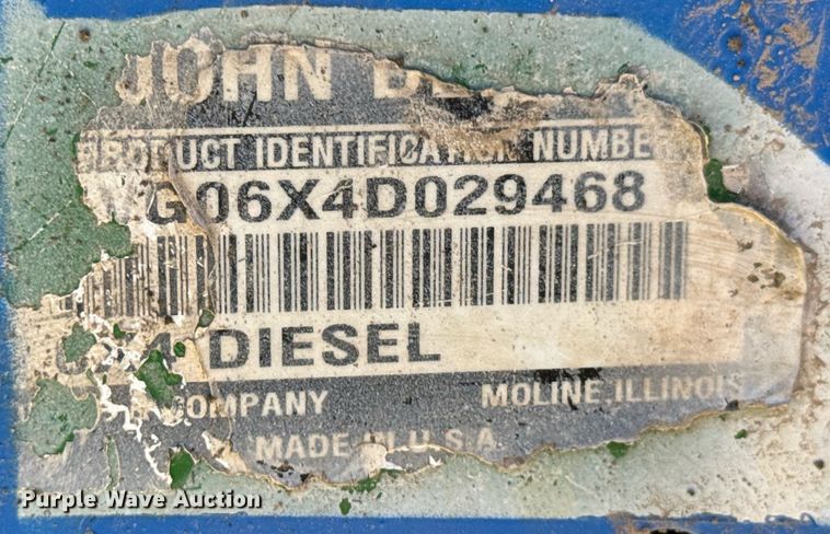 image for item DX1397 2001 John Deere Gator utility vehicle