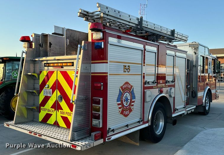 image for item DX1448 2005 HME 1872 pumper fire truck